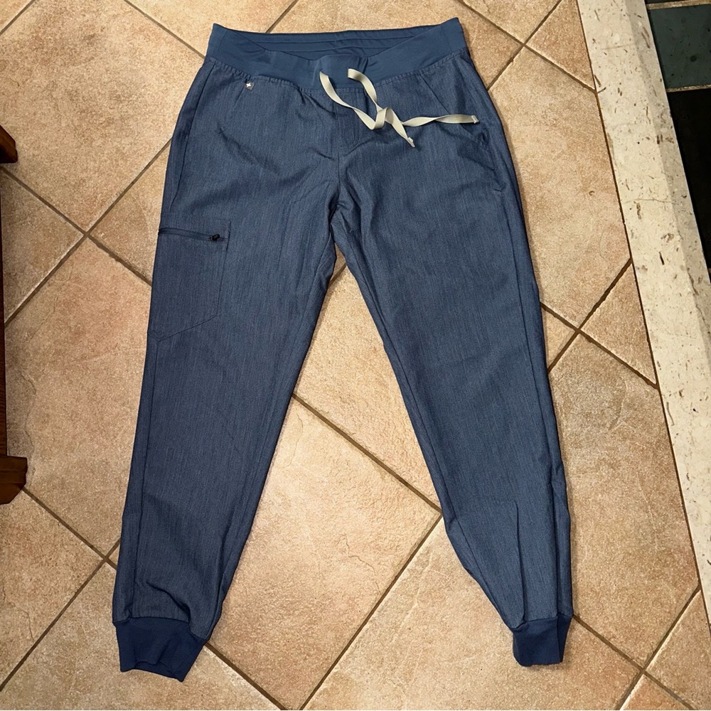 Figs Zamora Jogger Size Medium Heather Indigo
